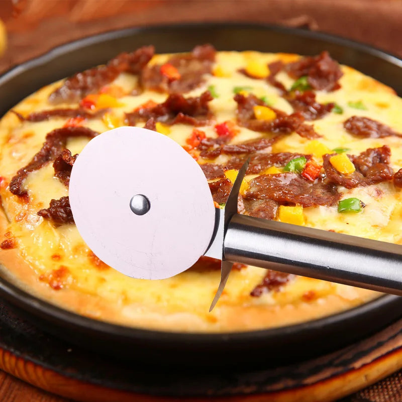Coupe-pizza inox