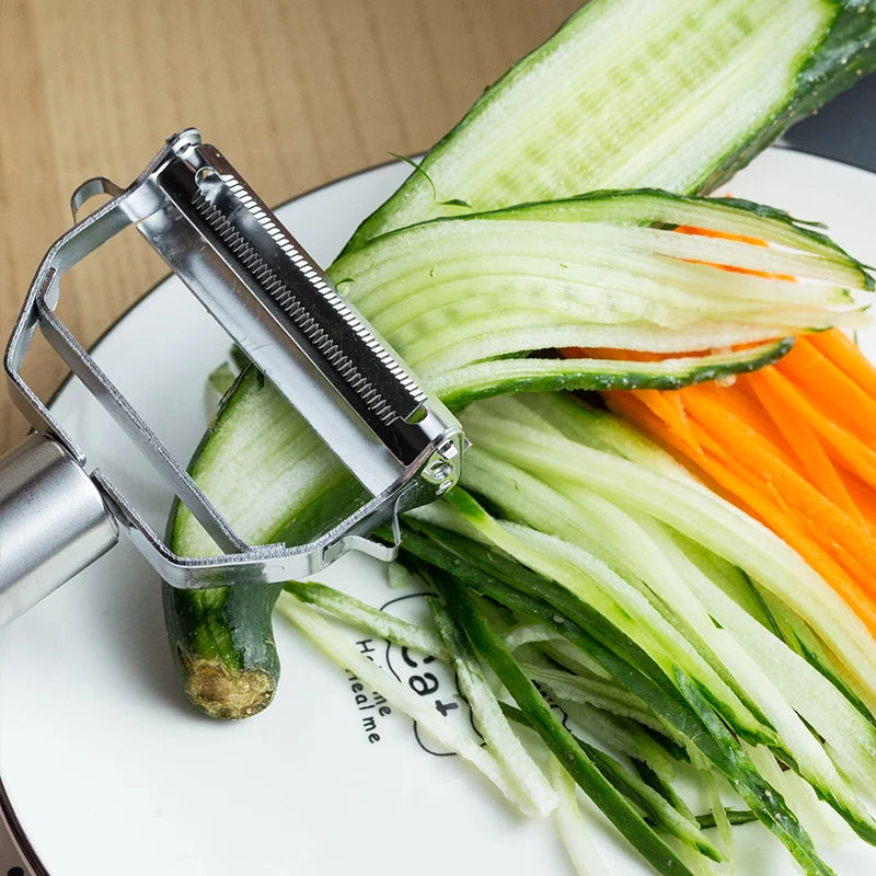 Éplucheur de légumes en acier inoxydable