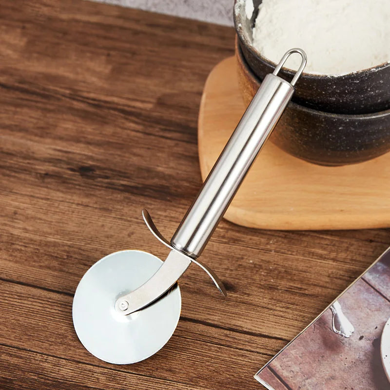 Coupe-pizza inox