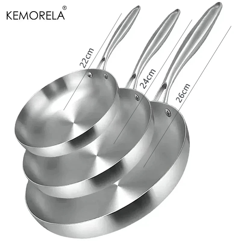 Poêles inox 24/26/28cm