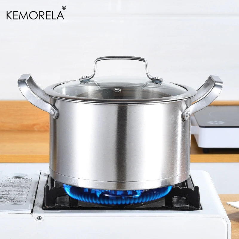 Batterie de casseroles en acier inoxydable 16/20/24 cm