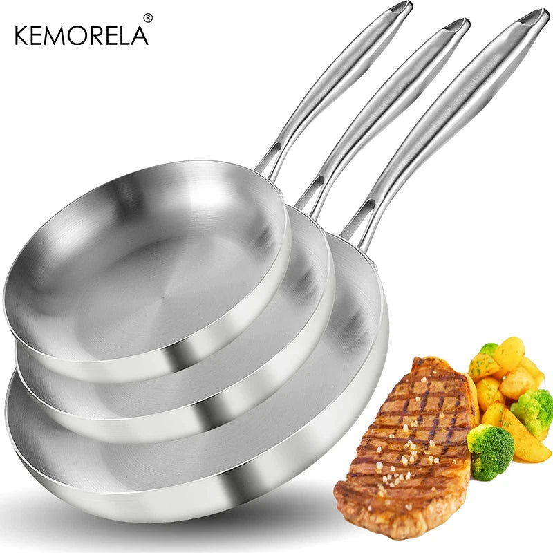 Poêles inox 24/26/28cm