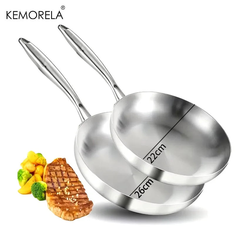 Poêles inox 24/26/28cm