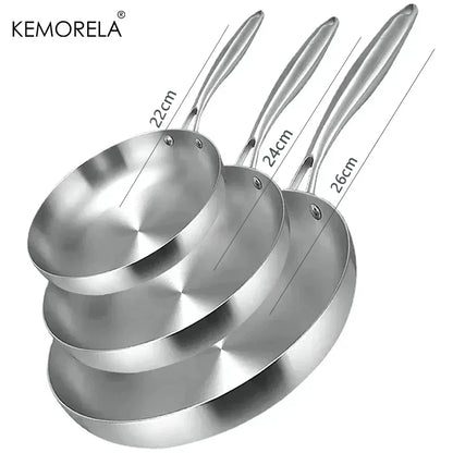 Poêles inox 24/26/28cm
