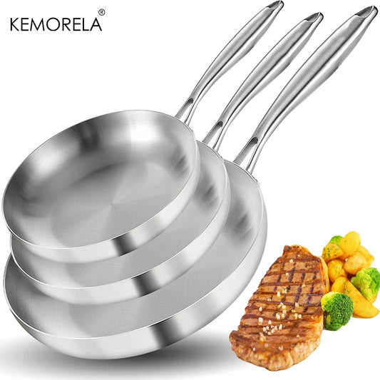 Poêles inox 24/26/28cm