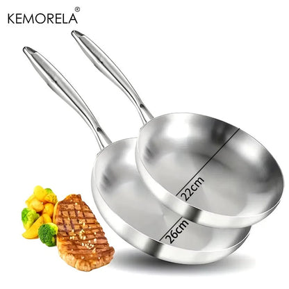 Poêles inox 24/26/28cm
